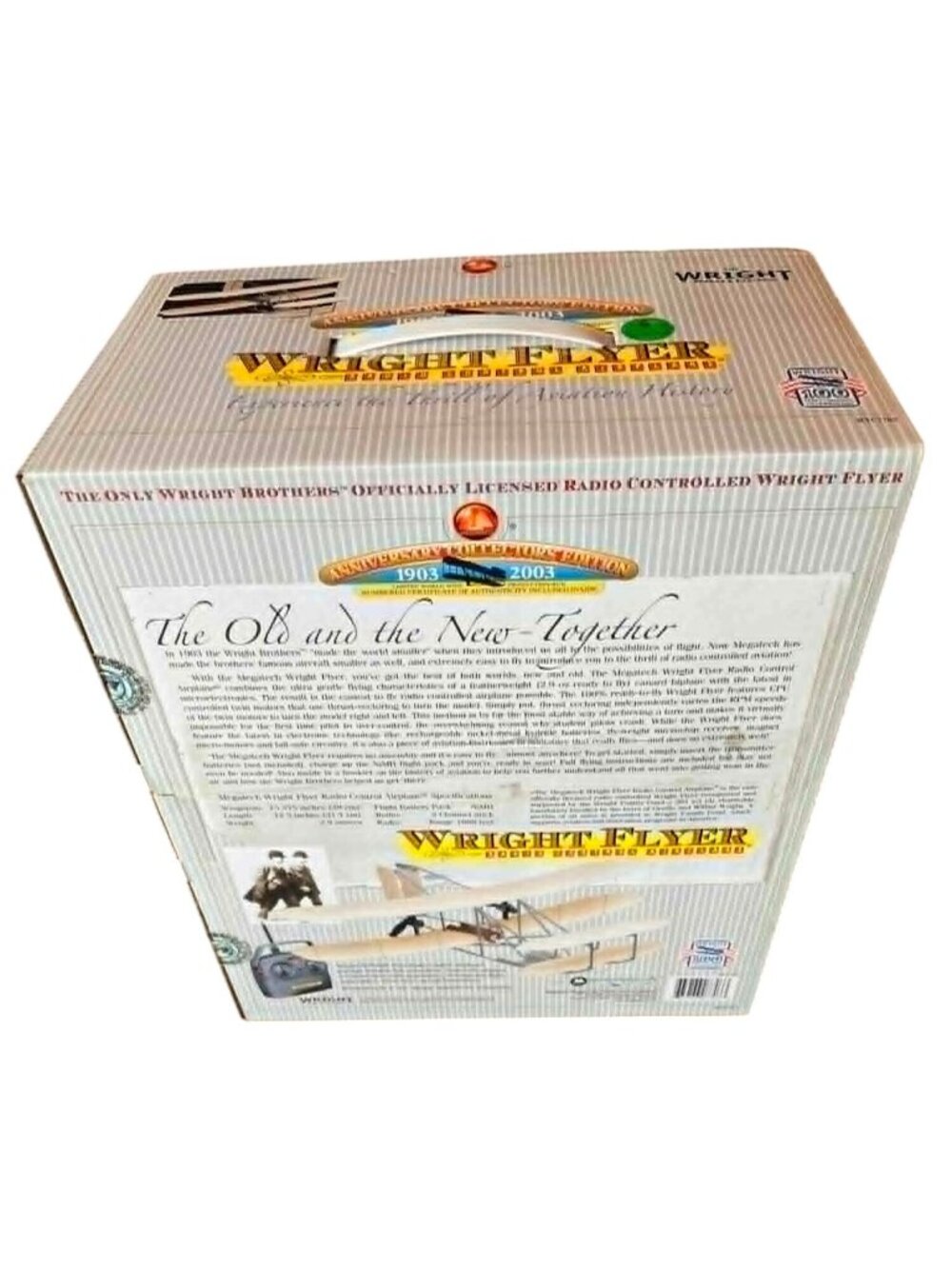 Wright Flyer Radio Control Airplane - Anniversary Collectors Edition 1903-2003 - Picture 9 of 12